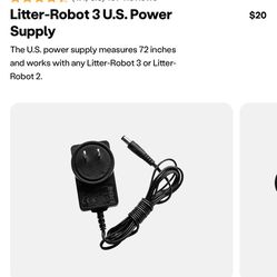Litter-Robot 3 U.S. Power Supply