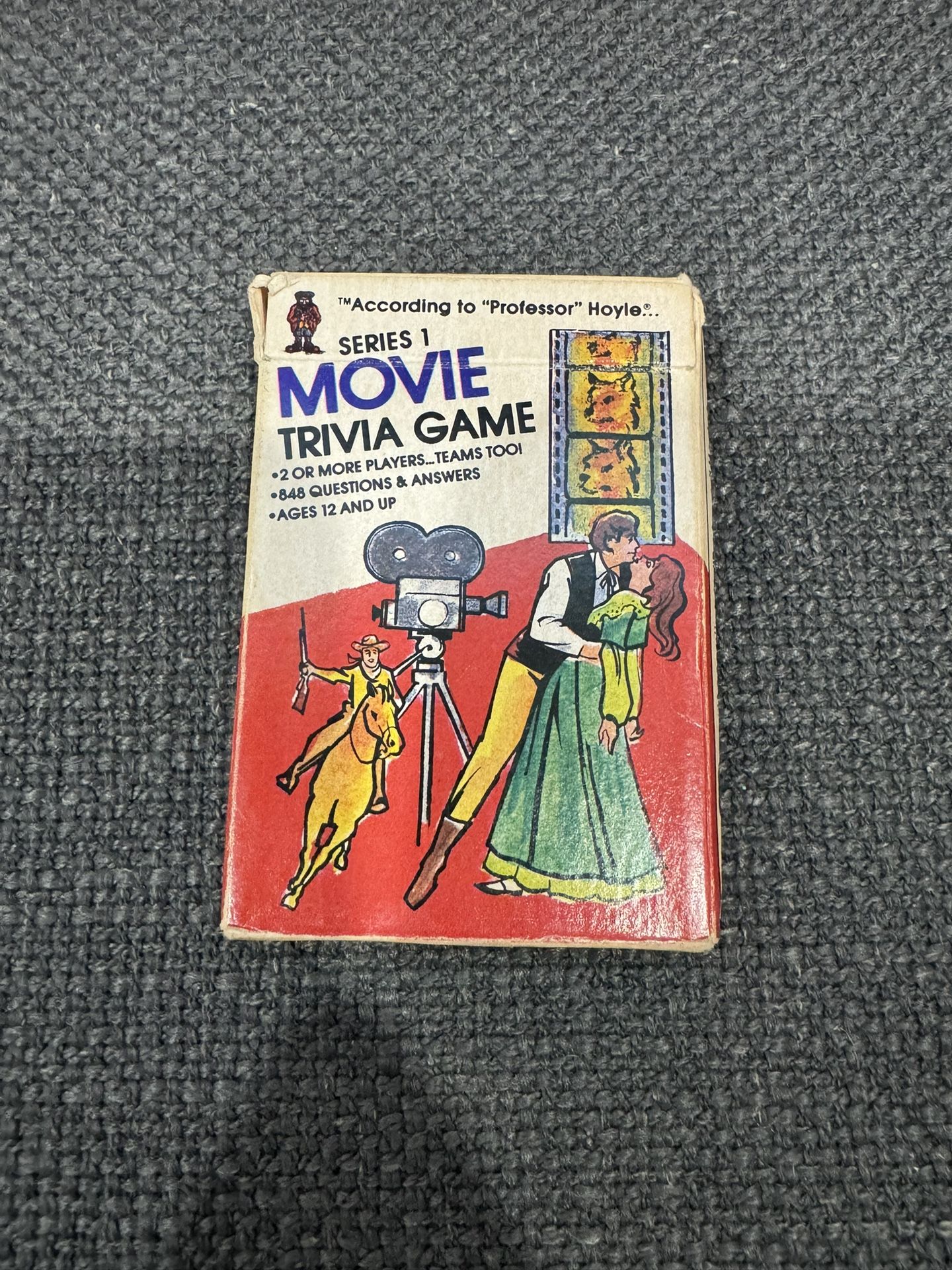 Vintage 1984 Series 1 Movie Trivia Game 54 Cards