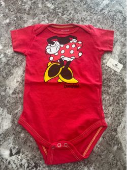Baby Girl Minnie Onesie Size 18 Months