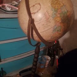 Globe Of World ON A Stand