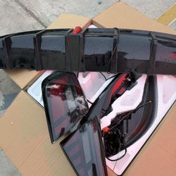 LED Taillights For 11th Generation Honda Civic Sedan 