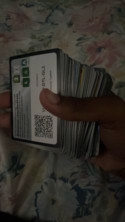 124 stack of Pokemon cards