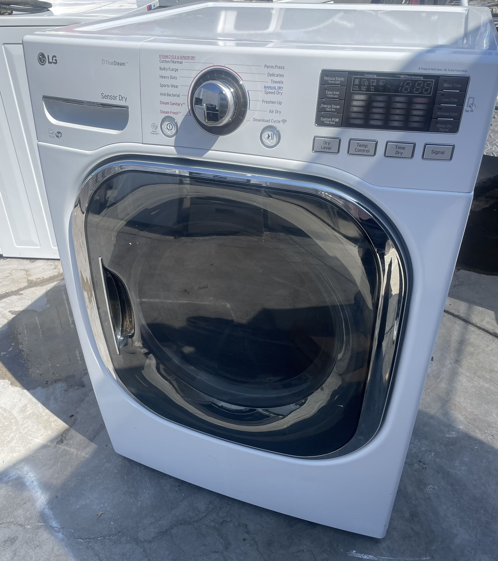 Lg Washer And Dryer set Steam Glossy White