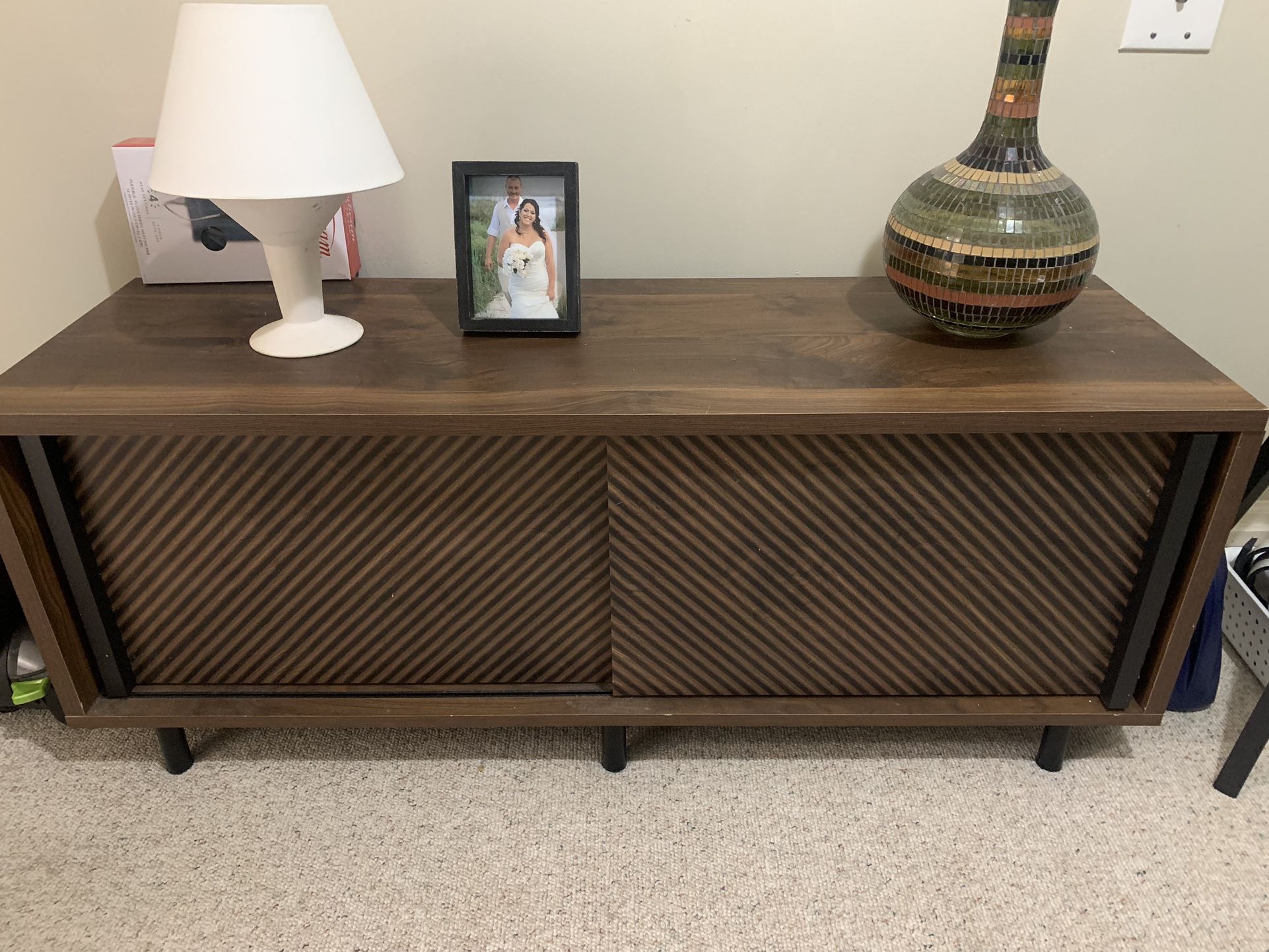 Reduced Price, Like new mid century credenza