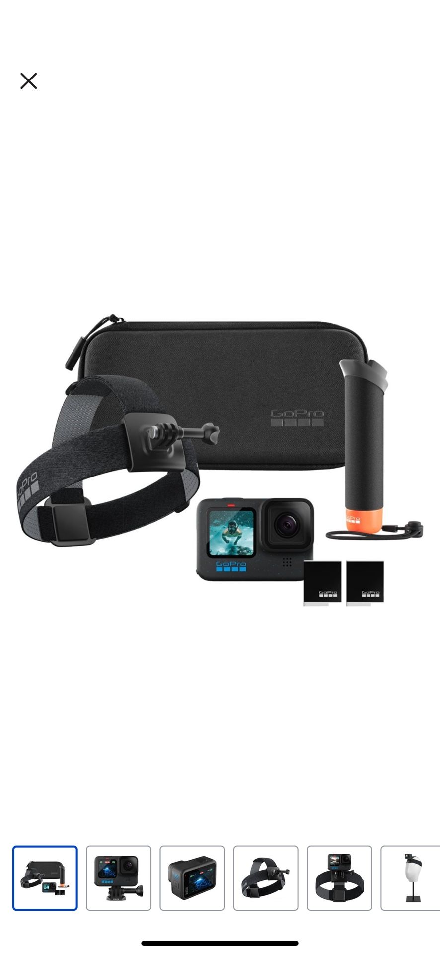 GoPro - HERO12 Black Action Camera Bundle - Black