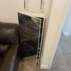 Mirrored Hanging Jewelry case