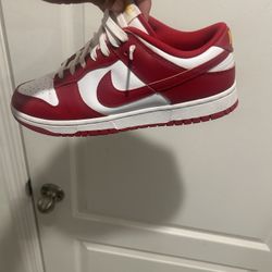 Nike Dunks Low Red And White