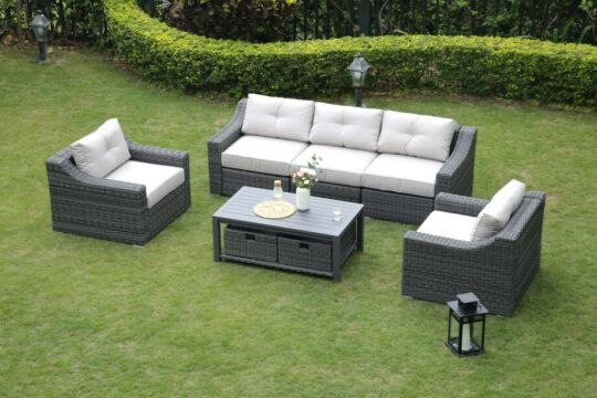 Conversational Patio Furniture Set High Quality Top Quality Costco Quality Patio Furniture Set Brand New Patio Sofa Patio Couch Outdoor Furniture Set 