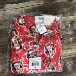 Brand New. Disney Brand Girl Mini Mouse 2 Piece Pajamas