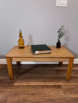 Solid Oak Coffee Table