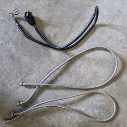 Dryer 4 Prong Plug & Waterlines