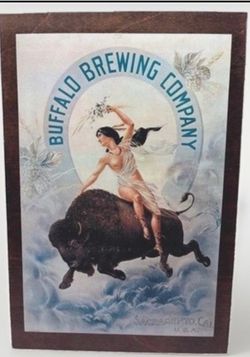 Buffalo Brewing Company Sacramento Vintage Advertisement Print