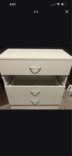 VINGLI White 4-Drawer Dresser IN BOX