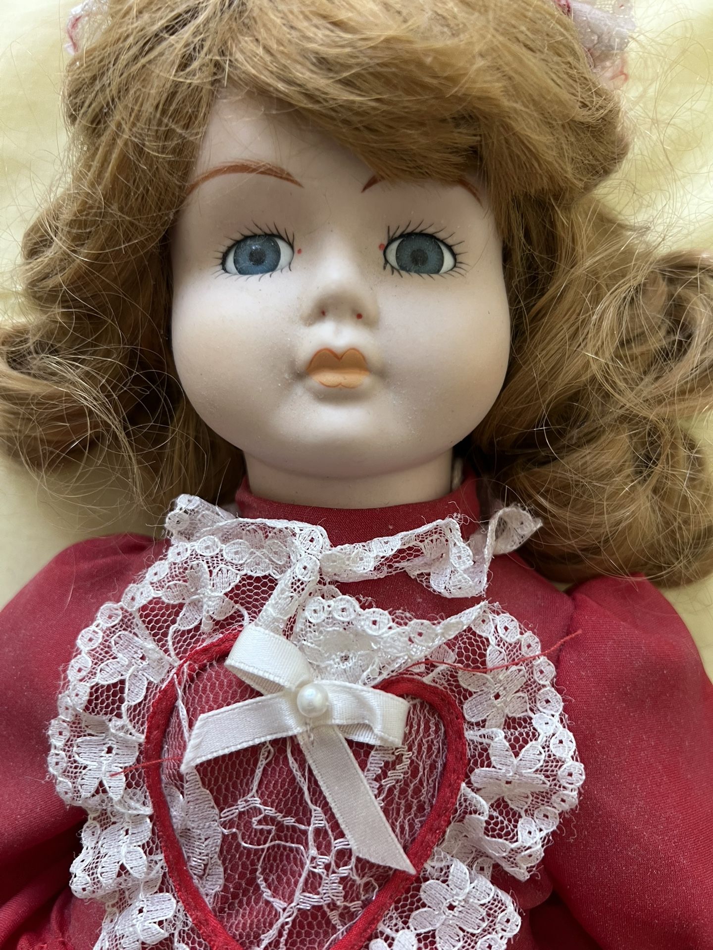 2 vintage Porcelain Dolls
