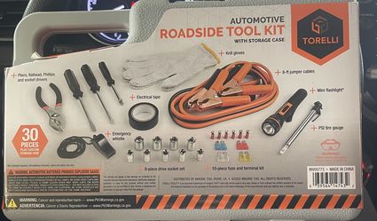 Torelli Tools Automotive Roadside Tool Kit With Storage Case