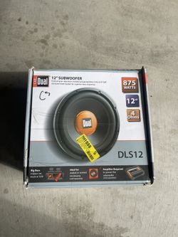 Car Dual 12โsubwoofer Speakers