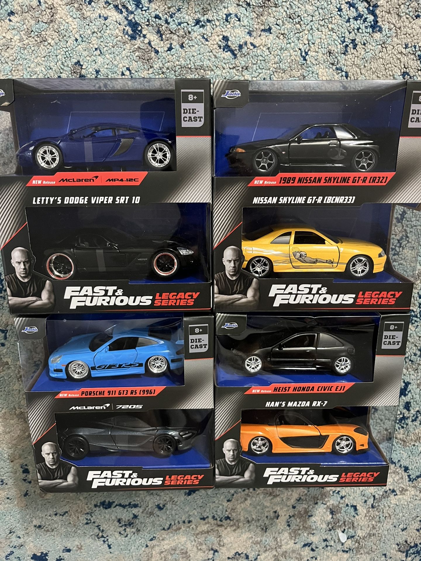 Fast And Furious Legacy Series 1:32 Diecast Car Lot