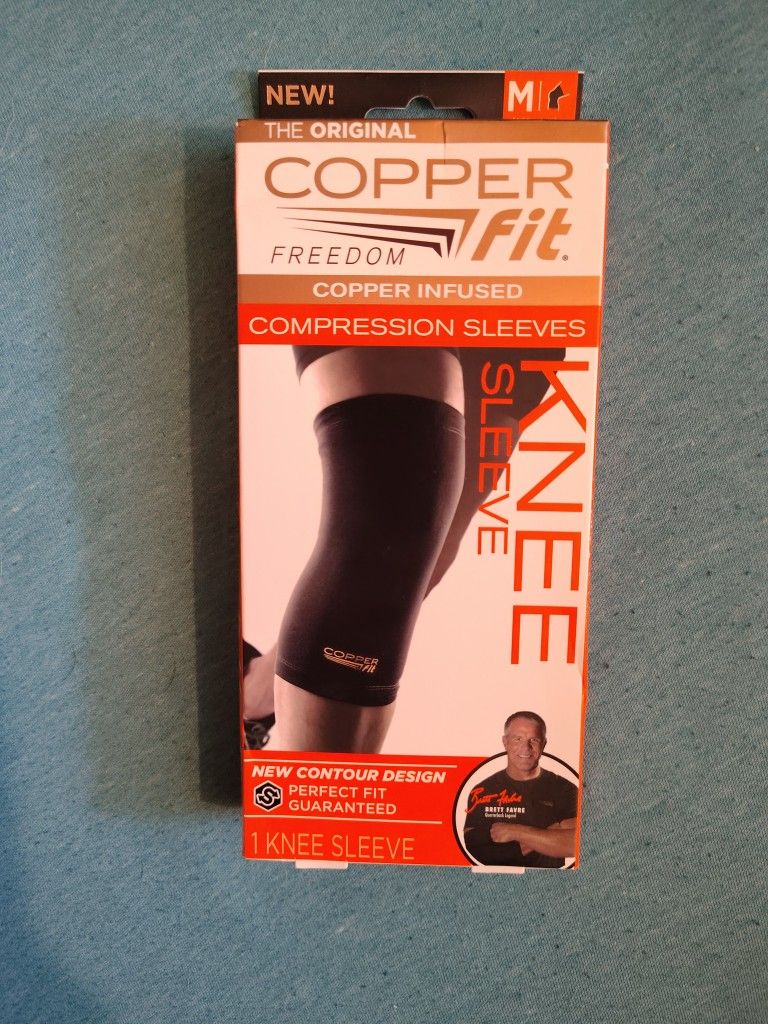 The Original COPPER FIT Copper-Infused Compression Knee Sleeve - M & L Available