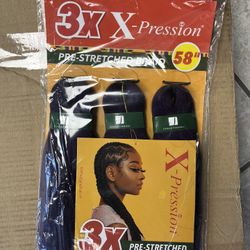 Box Of Purple Braiding 58” Hair