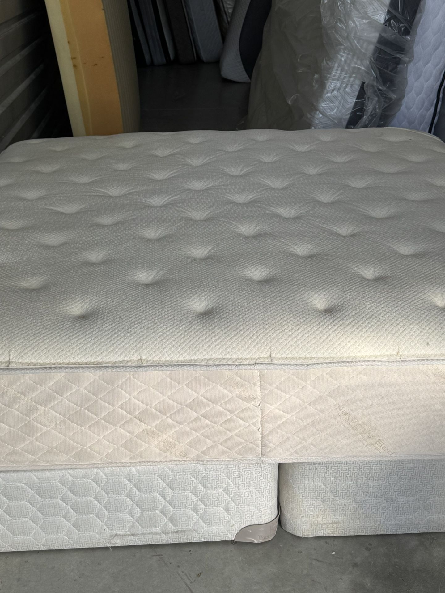 USED KING SIZE MATTRESS WITH BOX SPRINGS DELIVERY AVAILABLE