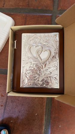 Lenox wedding wood album NEW