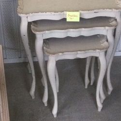 Antique Snack Try Tables 