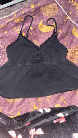Black babydoll shirt