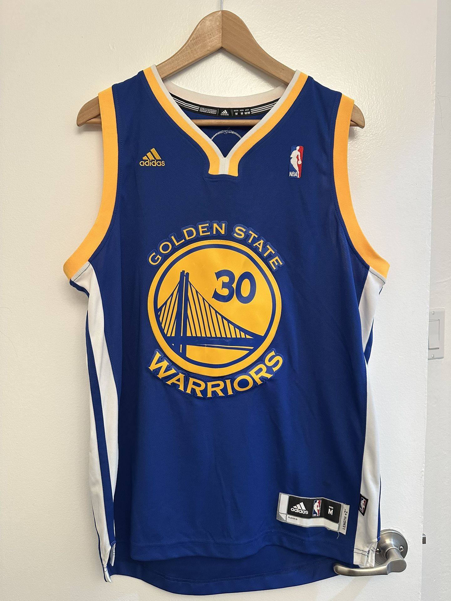 ⭐️Adidas Golden State Warriors Steph Curry NBA Swingman Jersey Men Size M⭐️