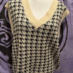 Vest Houndstooth