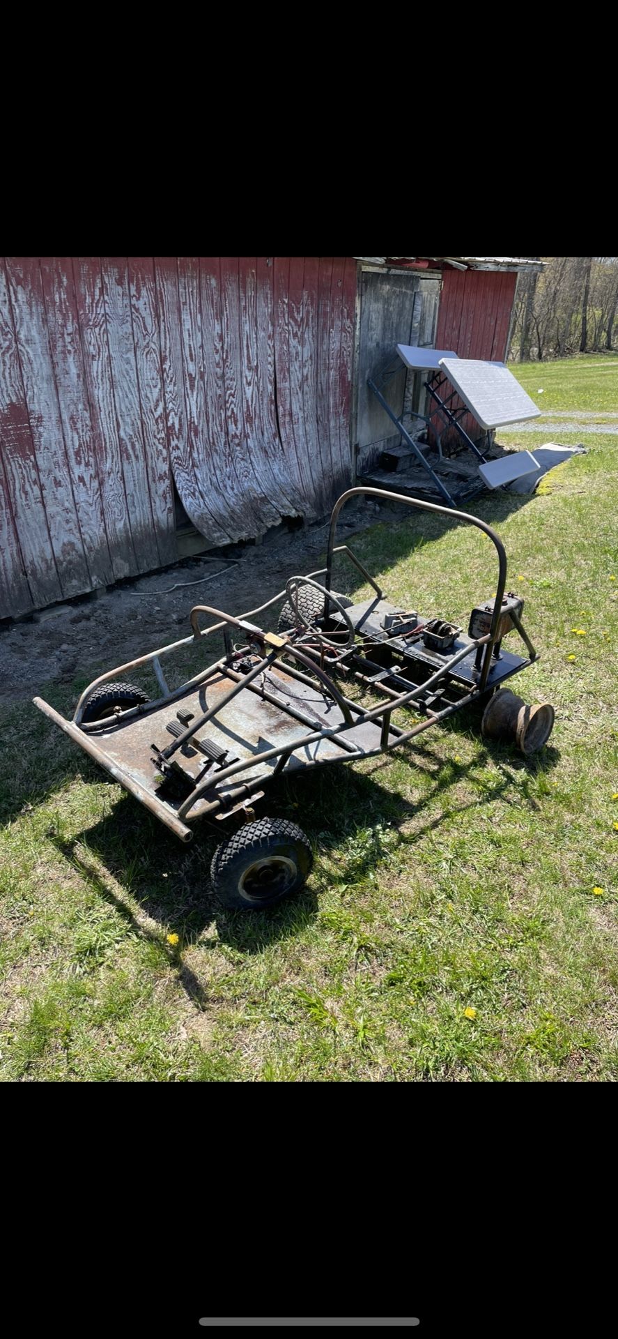 Double Seater Go Kart Frame