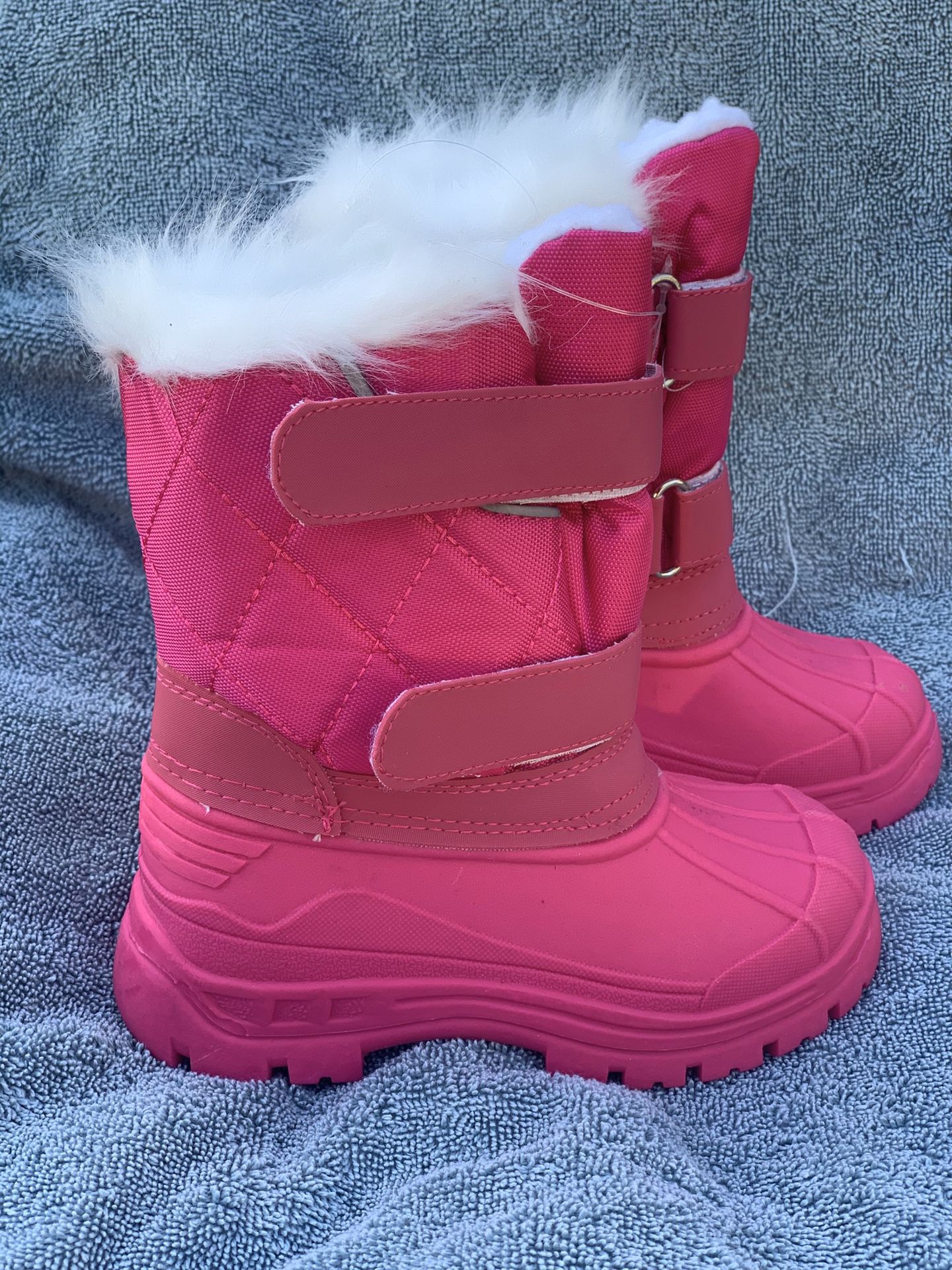 Snow boots for kids little girls toddlers 7,8,9,10,11,12,13,1