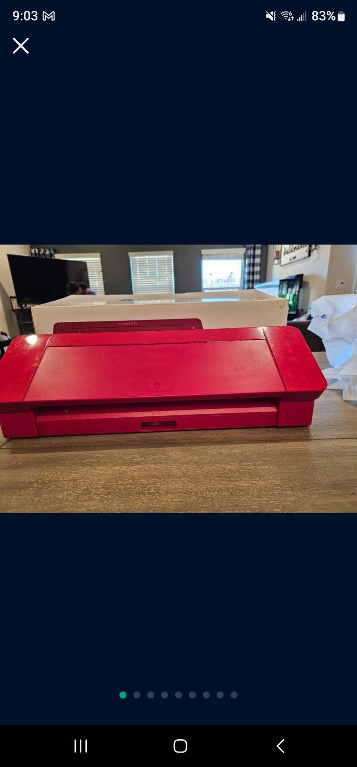 Silhouette Cameo 4 Red