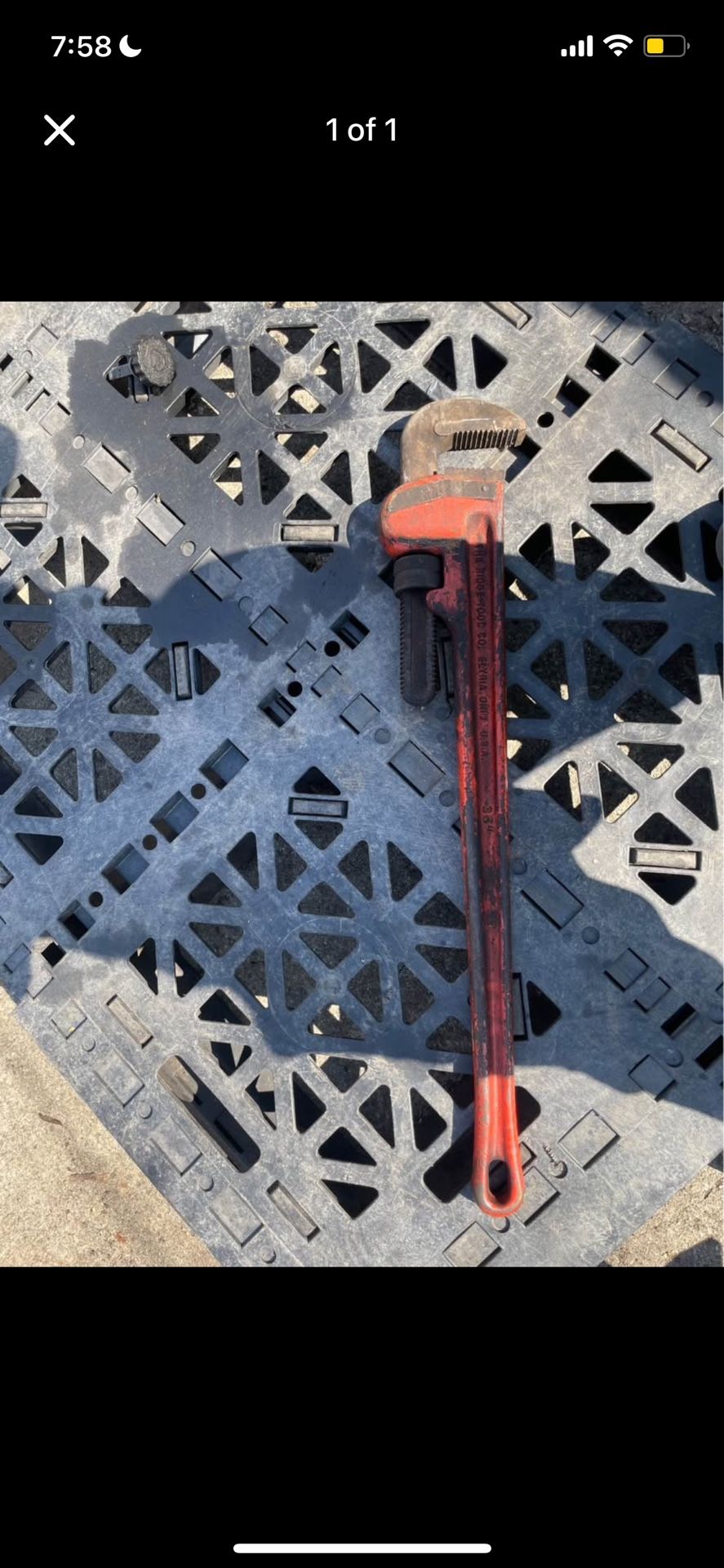 Ridgid 36inch Pipe Wrench