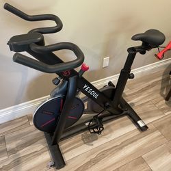 Spin Bike With Weights 