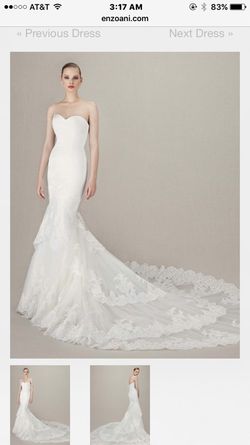 Excellent condition/ Enzo Angiolini bridal gown