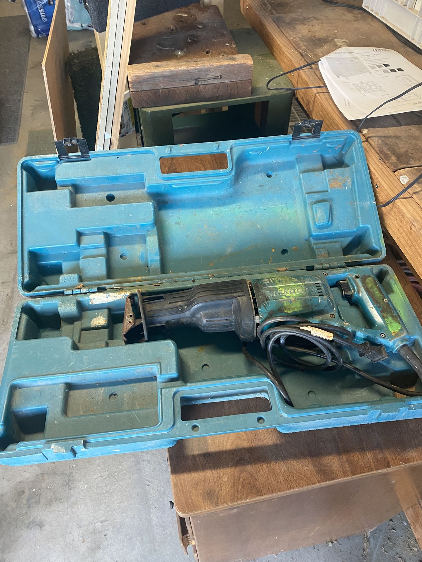 Two Reciprocating Saws