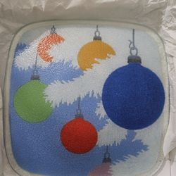 Peggy Karr Glass Plate Christmas Ornament