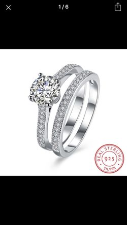 All 925 sterling silver ring size size:6,7,8,9