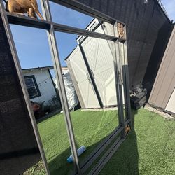 Mirror metal frame. Antiques