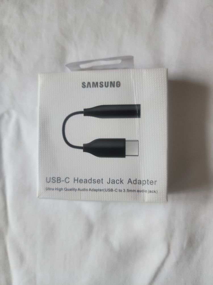 USB-C Headset Jack Adapter To 3.5mm Audio 