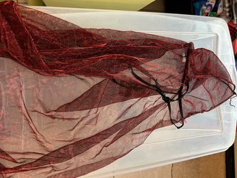 Red & Black Halloween Cape