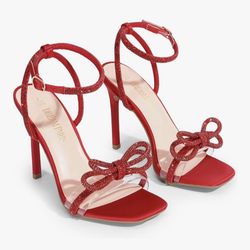 Dream Pairs Red Stiletto’s Size 6