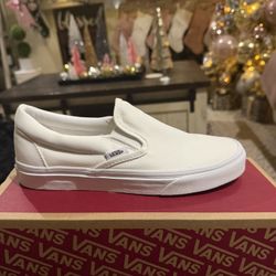 Vans Classic Slip On (White)
