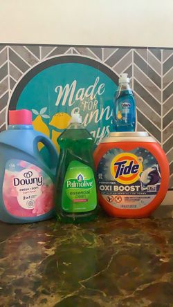 Cleaning Supply Bundle – Tide, Downy, Palmolive,  dawn price is firm