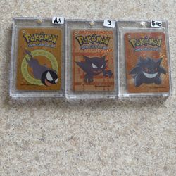 Pokemon Gengar lineup vending stickers great condition