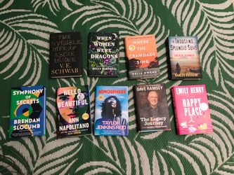 Lot of 9 Hardcover Fiction & Nonfiction Books