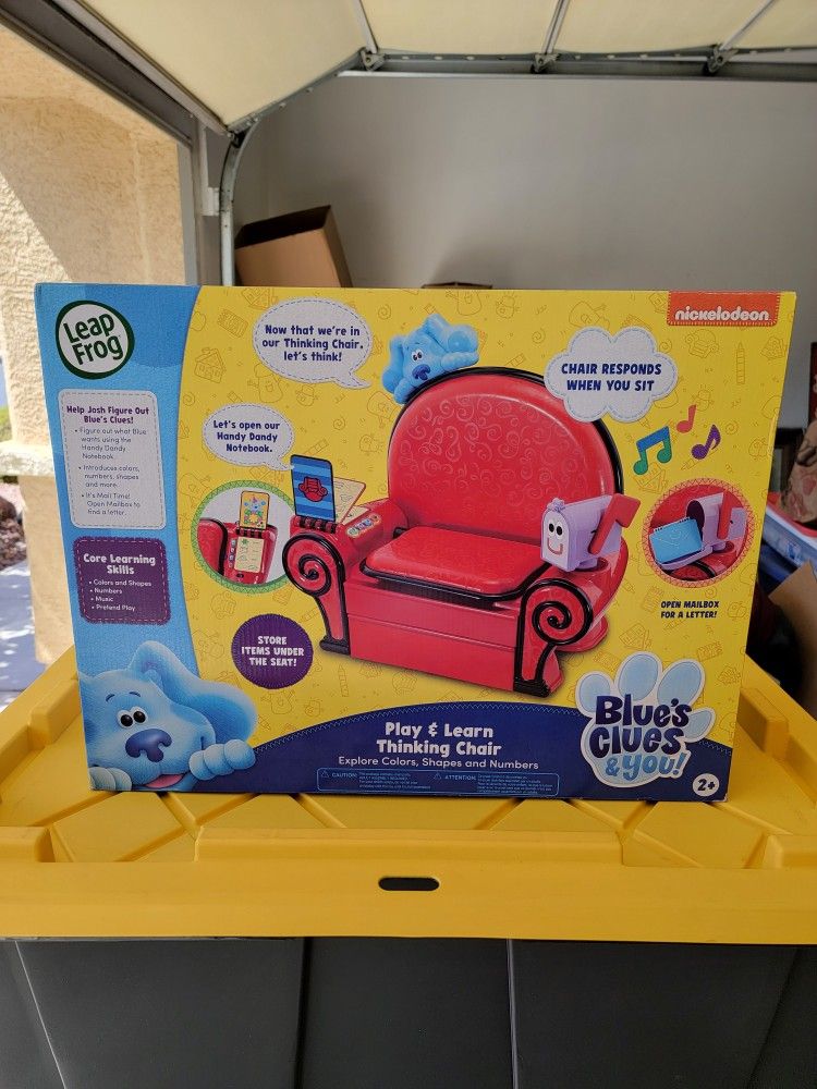 Blues Clues and You Thinking Play Chair Lights Sound Interactive