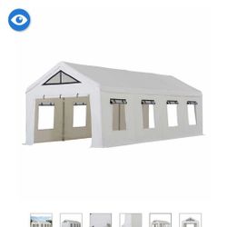 Sunjoy 30' x 12' White Outdoor Canopy Party Tent $1,500