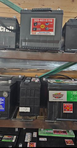 Battery Used As new for car, 3 month warranty