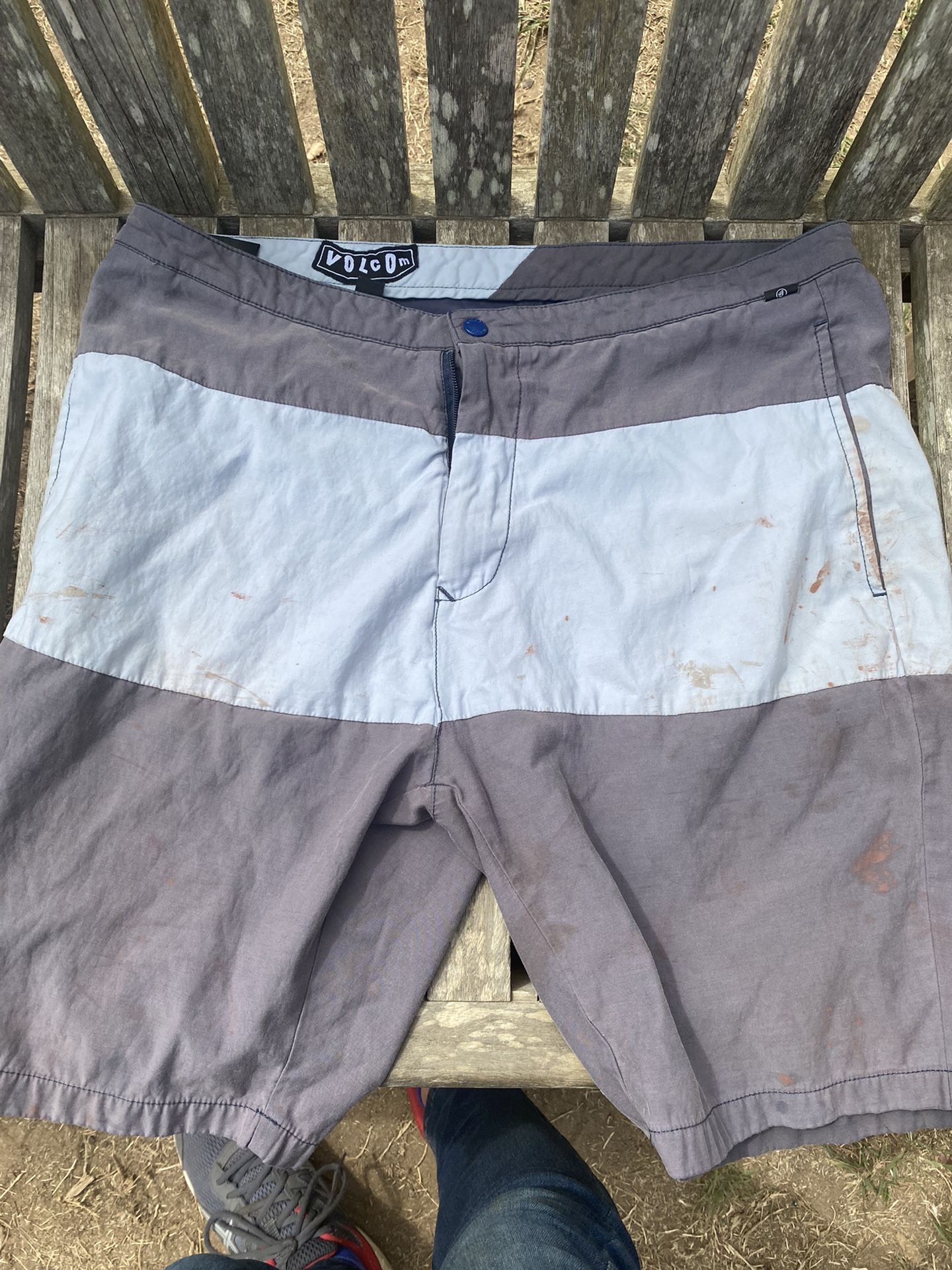 Volcom Skateboarding Shorts Stained With Blood 